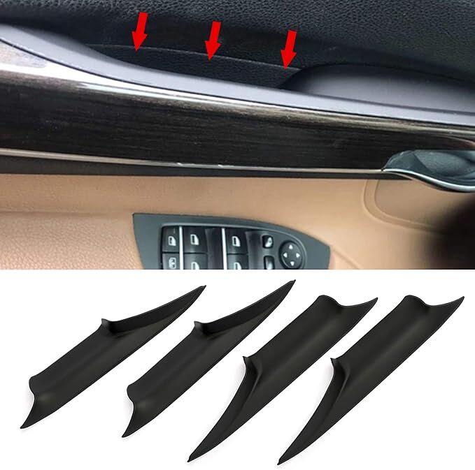 Bmw F01 Kapı Kol Tutamağı İç Kaplama 4 Parça Kaplama Set (Siyah) | GKL 340132