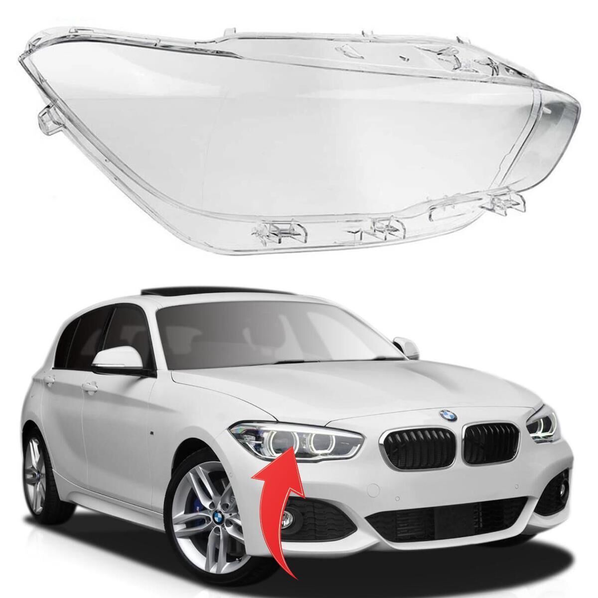 Bmw 1 Serisi F20 2012-2017 Far Camı Sağ | GKL 340815