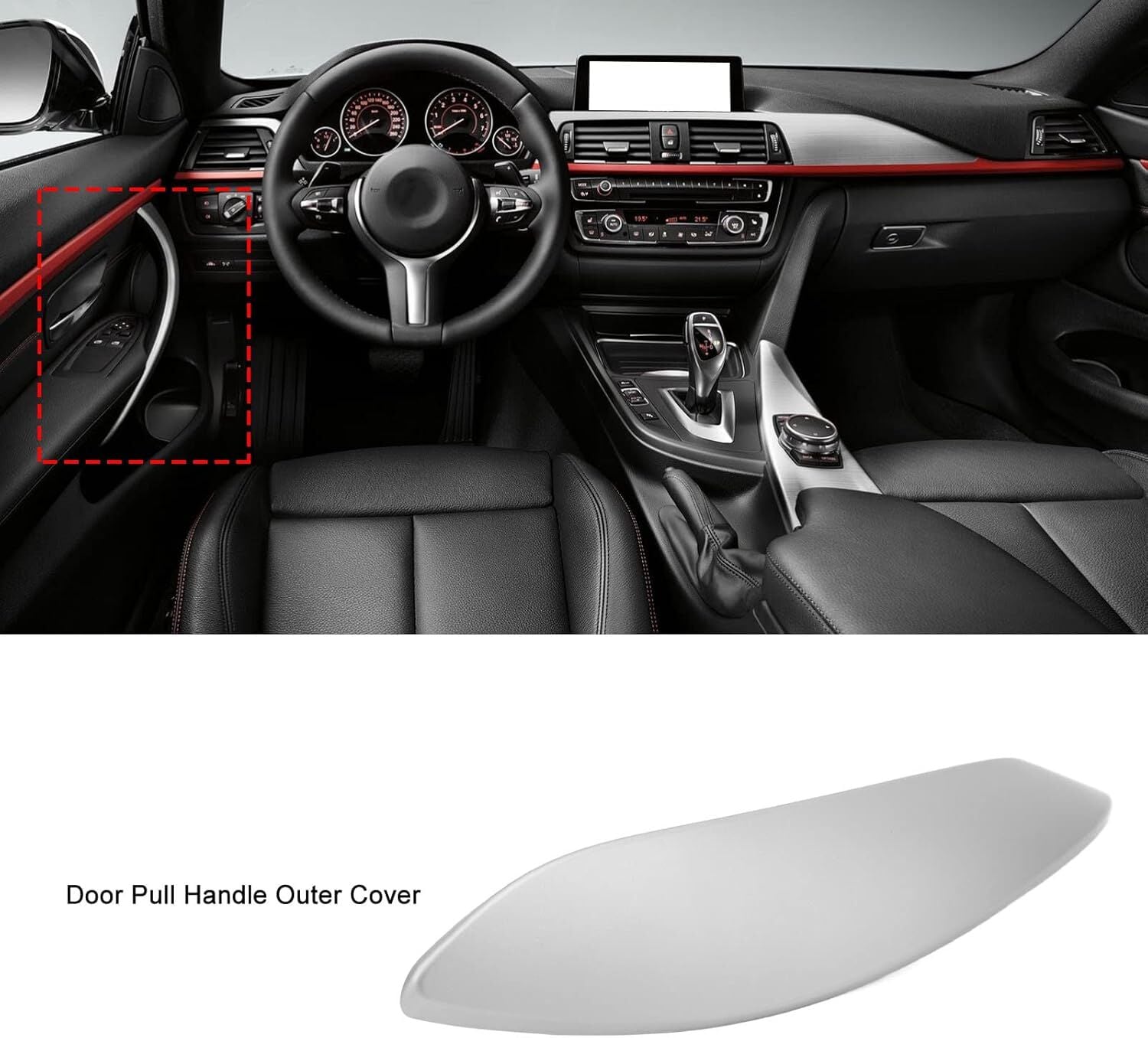 Bmw F36 Kapı Tutamak Kaplaması Ön-Arka Sol (Gri) | GKL 342608
