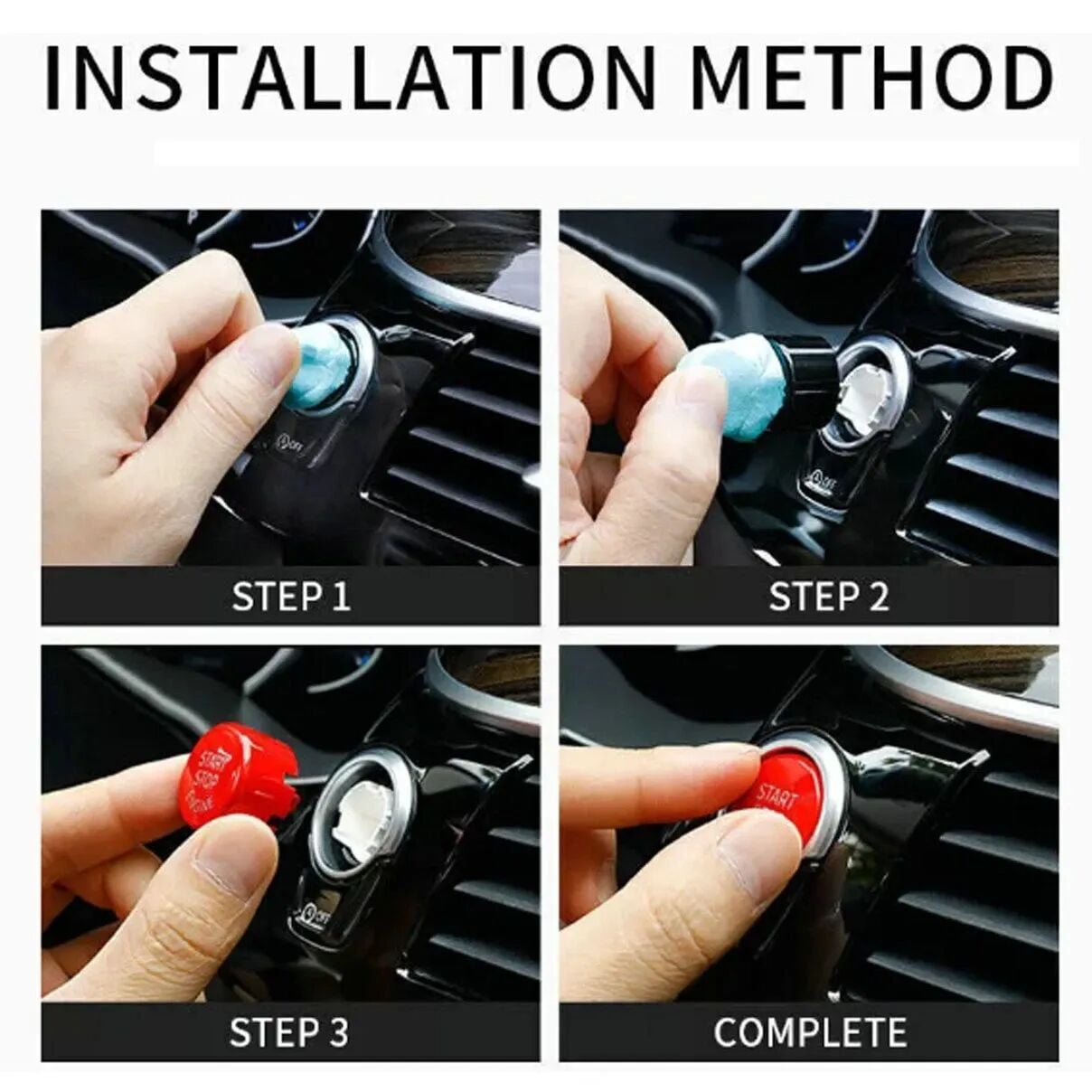 Bmw F10 Start Stop Düğme Kapağı Kırmızı | GKL 342848