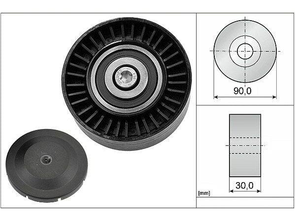 BMW 3 Serisi E90 335i V Kayış Gergi Rulmanı | INA 532 0514 10