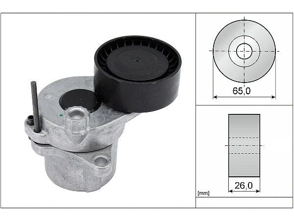 Mercedes C Serisi W204 C 220 CDI V Kayış Gergisi Komple | INA 534 0336 10