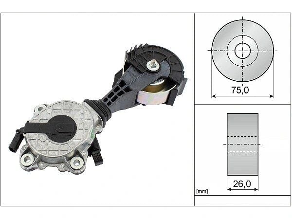BMW 1 Serisi F20 116i V Kayış Gergisi | INA 534 0425 10