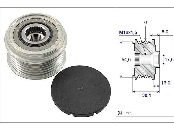 BMW 3 Serisi E90 335 d Alternatör Kasnağı | INA 535 0063 10