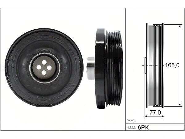 BMW X3 (F25) 20 dX Krank Kasnağı | INA 544 0130 10