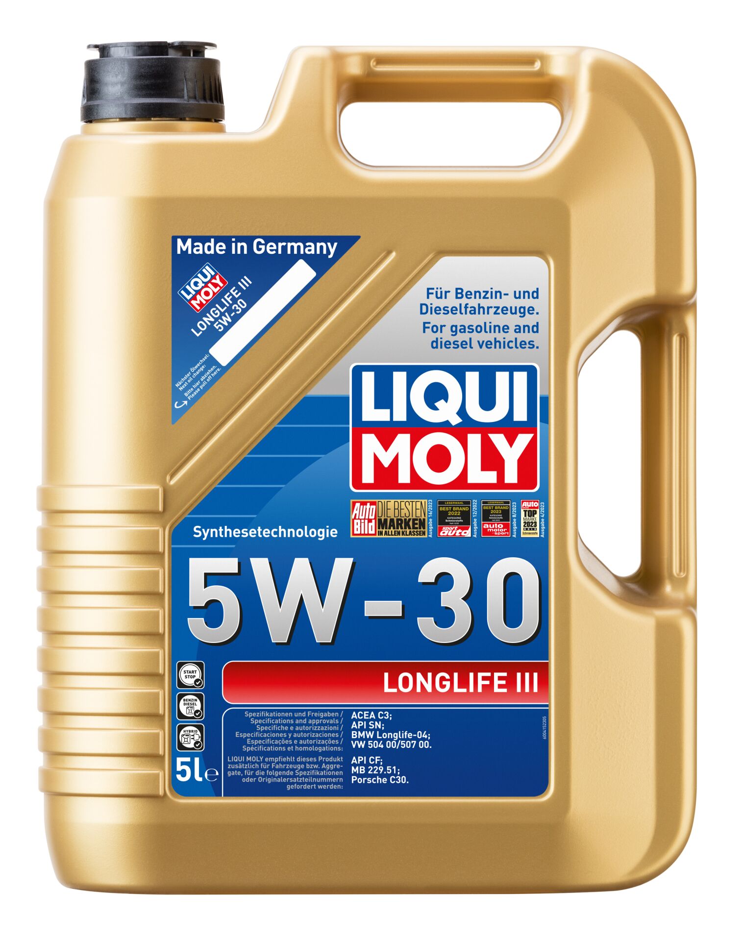 Liqui Moly 5W30 Volkswagen Motor Yağı 5 Litre | LQM-20822
