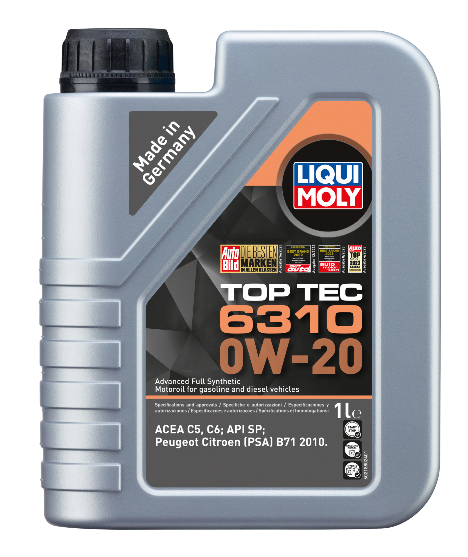 Liqui Moly Top Tec 6310 0W-20 (1 Litre) | LQM-21880