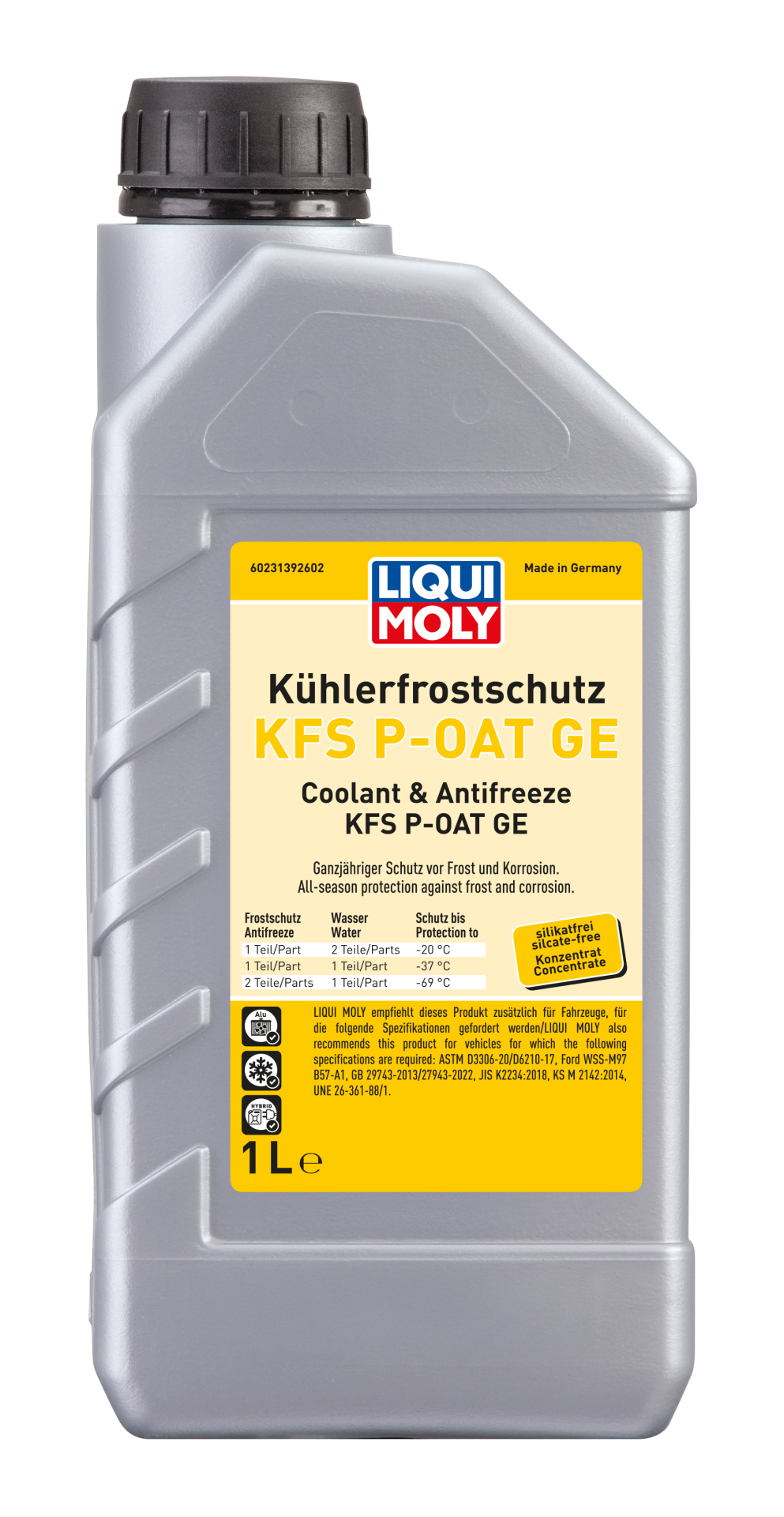 Liqui Moly Konsantre Antifriz KFS P-OAT GE (–69°C) (1 Litre) | LQM-23139