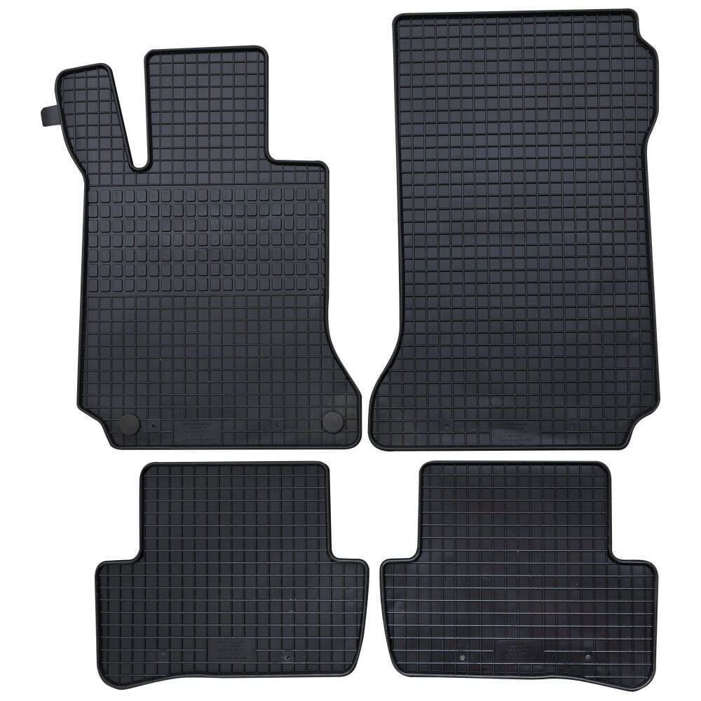 Mercedes C Serisi W204 2007-2014 Siyah Lastik Paspas