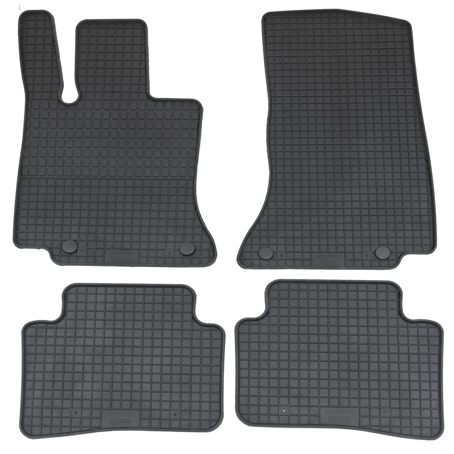 Mercedes C Serisi W206 2021-2024 Siyah Lastik Paspas