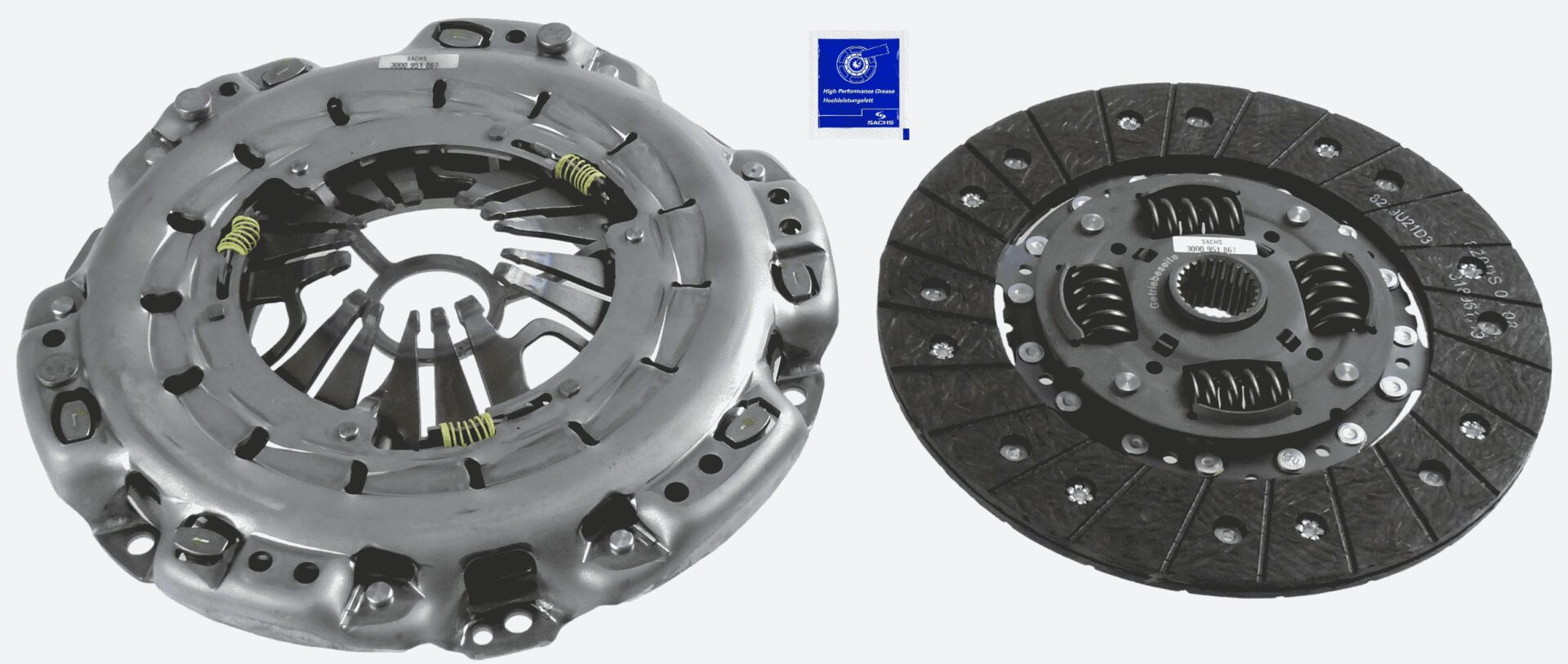 Mercedes C Serisi W203 C 230 Kompressor M271 Debriyaj Seti | SACHS 3000 951 867