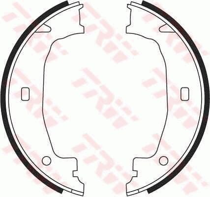 BMW 3 Serisi E46 325i M54 Arka Fren Pabucu | TRW GS8432