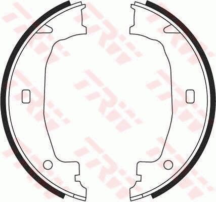 BMW 3 Serisi E46 320i M54 Arka Fren Pabucu | TRW GS8432
