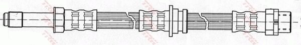 BMW 3 Serisi E46 M3 3.2 S54 Arka Fren Hortumu | TRW PHB425