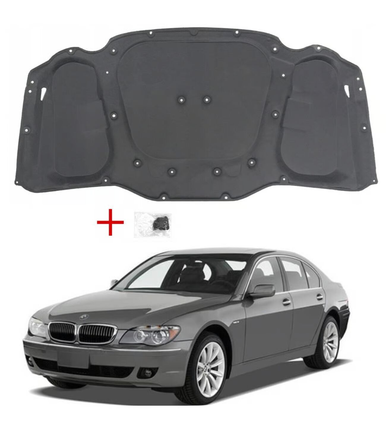 BMW 7 Serisi E65 Kaput Süngeri 2001 7 (Keçeli Oem Kalite) | ITHAL 51487135244