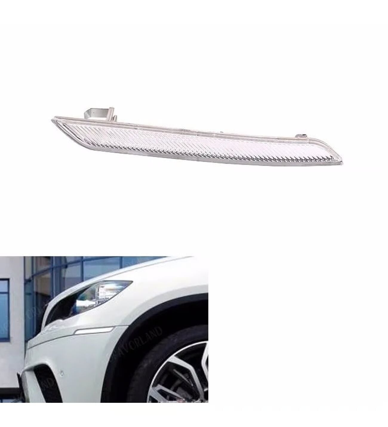 BMW X6 Serisi E71 Tampon Reflektörü Ön Sağ 2008-13 | ITHAL 63147187088