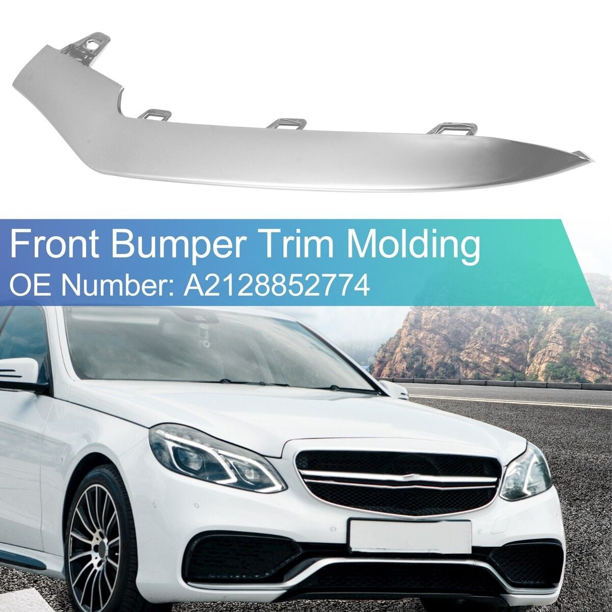 Mercedes E Serisi W212 Tampon Nikelajı Ön Sol | ITHAL A2128852774