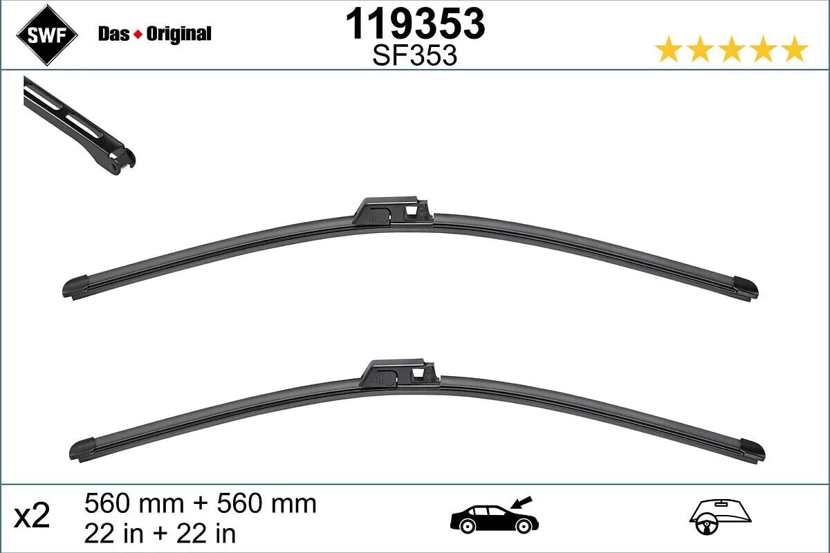 Mercedes C Serisi W203 Ön Silecek Takımı (2004-2007) | SWF 119353