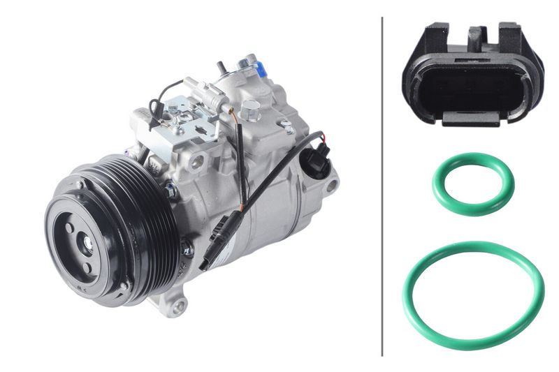 BMW 5 Serisi E61 N47 Klima Kompresörü | HELLA 8FK 366 201-841