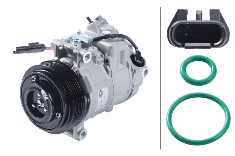 BMW 5 Serisi E61 N47 Klima Kompresörü | HELLA 8FK 366 201-971