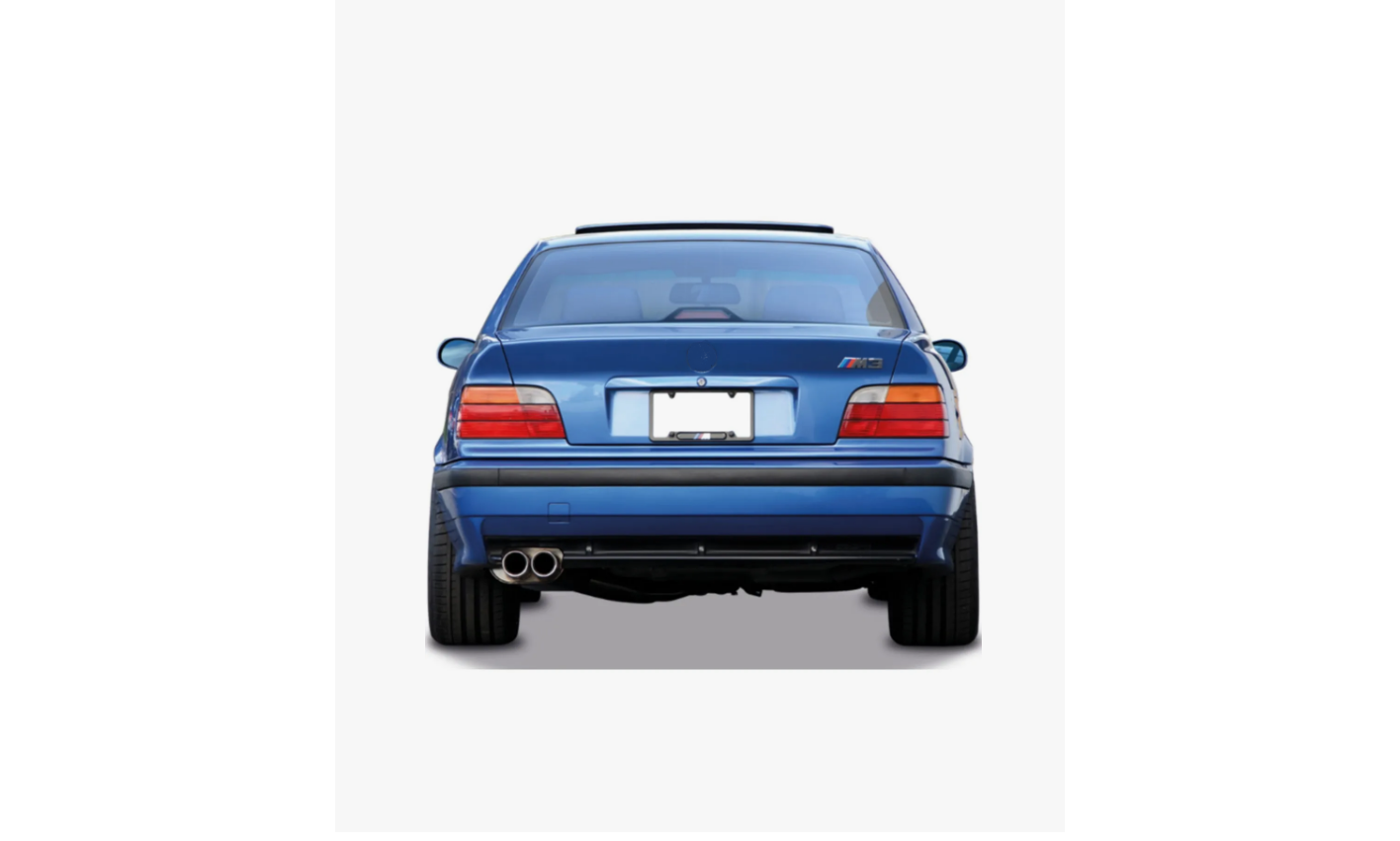 BMW 3 Serisi E36 1991-1998 M-Tech- M3 Komple Tampon Arka Çift Egzoz Çıkışlı | WENDER BA51122235499S1