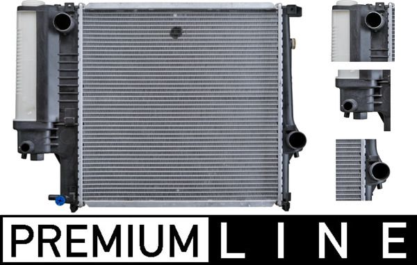 BMW 3 Serisi E36 M44 Su Radyatörü | MAHLE CR 330 000P
