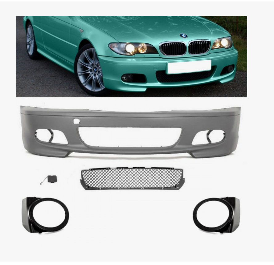 BMW 3 Serisi E46 1997-2006 M-Tech Komple Tampon Ön | WENDER BA51117893057S1