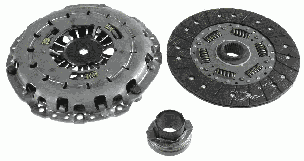 BMW 3 Serisi E46 330 Cd Debriyaj Seti + Rulman | SACHS 3000 951 930
