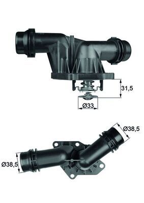 BMW 5 Serisi E39 M47 Termostat | MAHLE TI 25 85