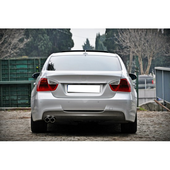 BMW 3 Serisi E90 2004-2012 M-Tech Gövde Kiti Far Yıkamalı PDC'li Arka Çift Egzoz Çıkışlı Marşpiyeli | WENDER BA51950409695