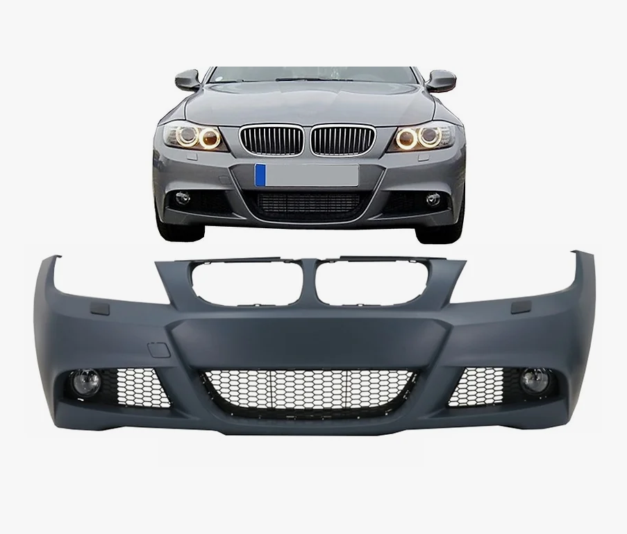 BMW 3 Serisi E90 2004-2012 M-Tech Komple Tampon Ön Far Yıkamalı | WENDER BA51117900937S1
