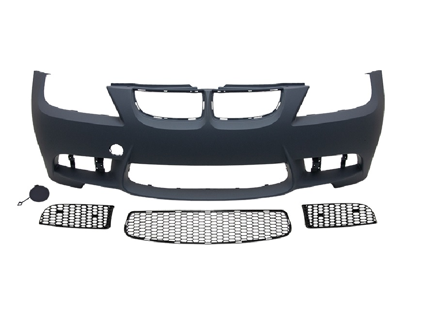 BMW 3 Serisi E90 2004-2012 M3-STYLE Komple Tampon Ön (PDC Delikleri Açılabilir) | WENDER BA51118043960S1