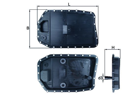 BMW 5 Serisi E60 M54 Otomatik Şanzıman Yağ Filtresi | MAHLE HX 154