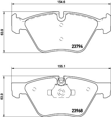 BMW 3 Serisi E92 Fren Balatası Arka | HELLA 8DB 355 011-321