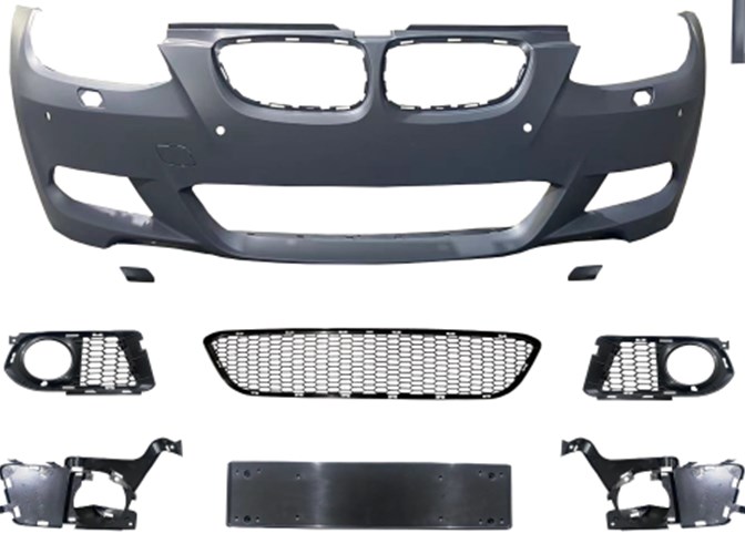 BMW 3 Serisi E92 2005-2013 M-Tech Komple Tampon Ön Far Yıkamalı PDC'li | WENDER BA51118044662S1