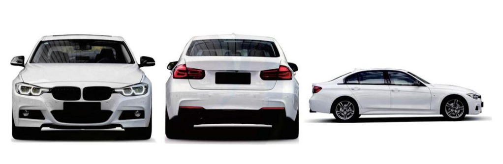 BMW 3 Serisi F30 2012-2018 M-Tech Gövde Kiti Far Yıkamalı PDC'li Arka Tek Egzoz Çıkışlı Marşpiyeli | WENDER BA0302104