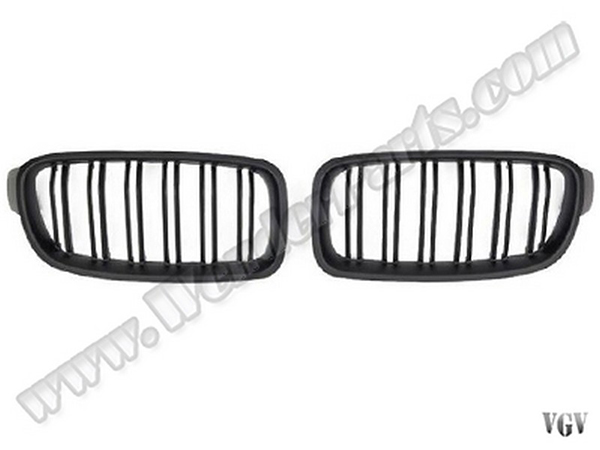 BMW 3 Serisi F30 2012-2018 Panjur (Set) Mat Siyah Çift Çıtalı | WENDER BA1303196
