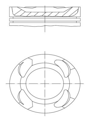 BMW 3 Serisi F30 B48 Piston 82.00mm STD | MAHLE 081 PI 00126 000