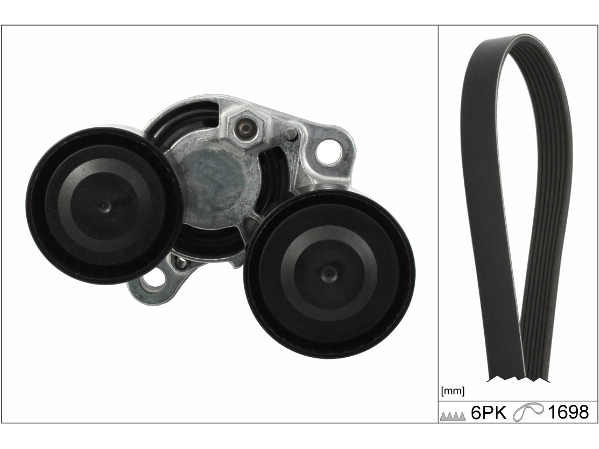 BMW X5 F15, F85 xDrive 40 d V Kayış Seti | INA 529 0206 10