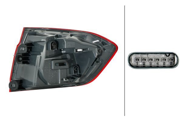 BMW 3 Serisi F30 Stop Lambası LED Sol | HELLA 2SD 012 147-331