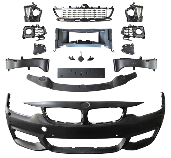 BMW 4 Serisi F32 2013-2018 M-Tech Komple Tampon Ön Far Yıkamalı PDC'li | WENDER BA51118060879S1