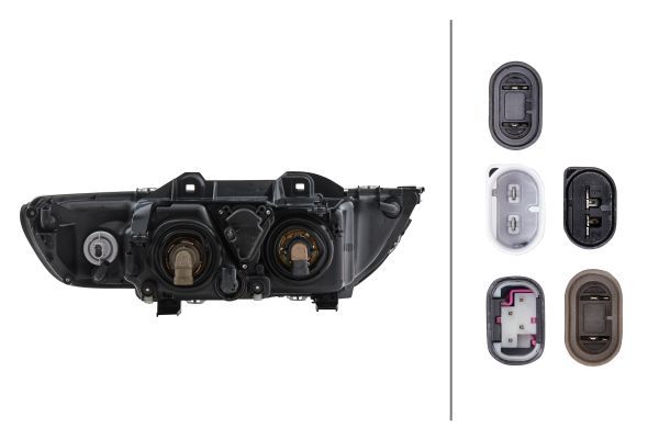 BMW 5 Serisi E39 Far Halojen Sağ | HELLA 1EL 008 053-581