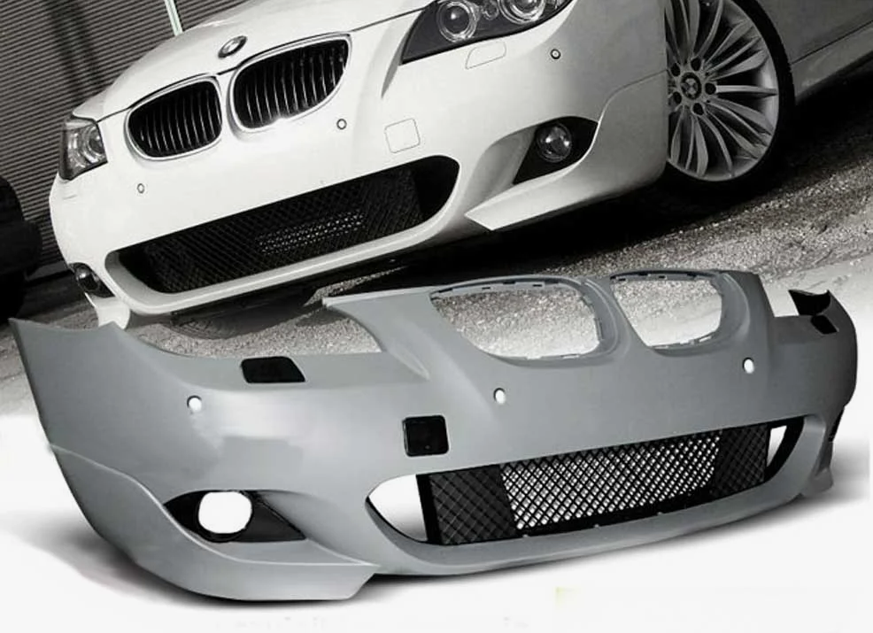 BMW 5 Serisi E60 2001-2010 M-Tech Komple Tampon Ön Far Yıkamalı PDC'li 18mm | WENDER BA51117897208S2