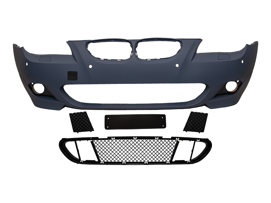 BMW 5 Serisi E60 2001-2010 M-Tech Komple Tampon Ön Far Yıkamalı PDC'li 24mm | WENDER BA51117897208S1