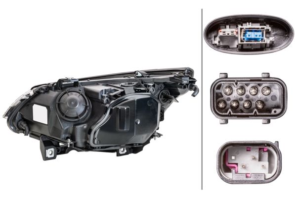 BMW 5 Serisi E60 Far Bi-Xenon Sağ | HELLA 1EL 163 080-001