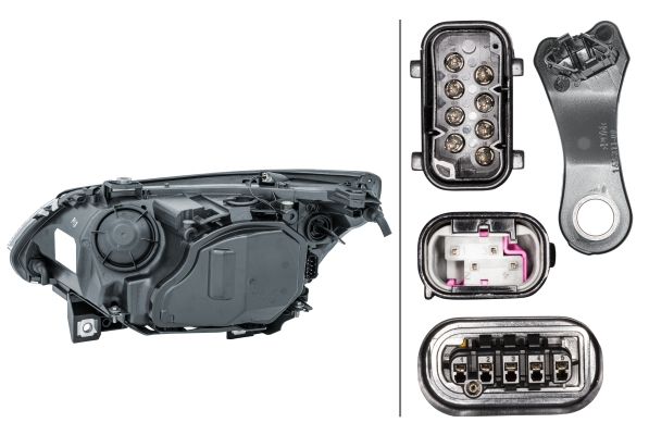 BMW 5 Serisi E60 Far Bi-Xenon Sağ | HELLA 1LL 163 082-001