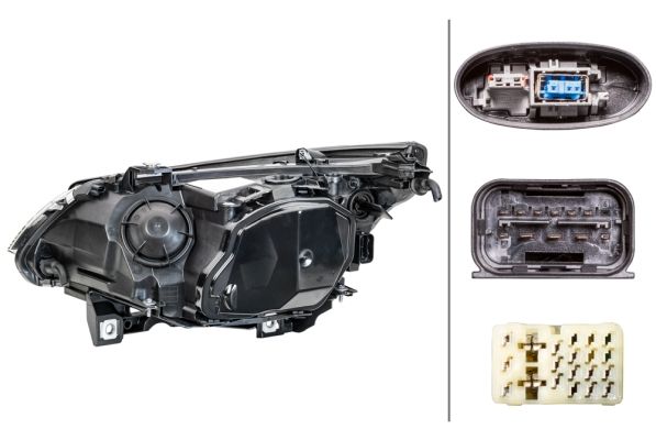 BMW 5 Serisi E60 Far Bi-Xenon Sağ | HELLA 1ZS 169 009-121