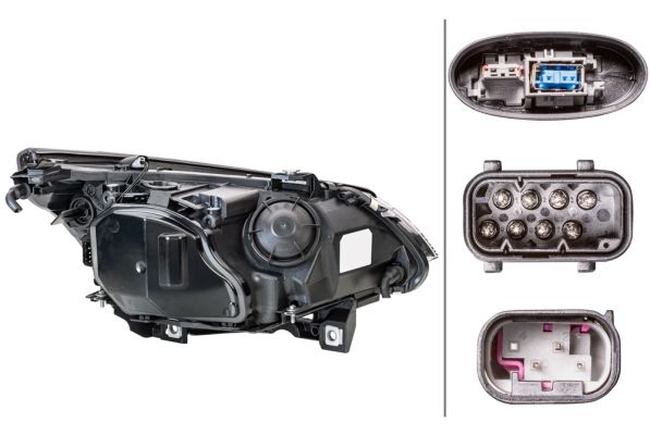 BMW 5 Serisi E60 Far Bi-Xenon Sol | HELLA 1EL 163 079-001