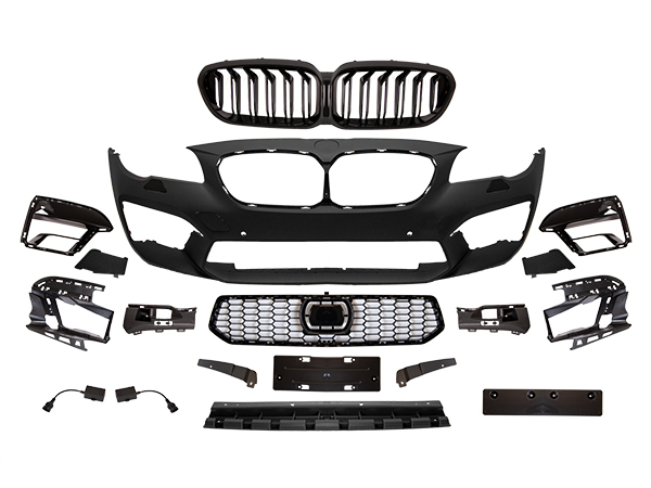 BMW 5 Serisi F10 2009-2016 M5 Komple Tampon Ön [DONUSUM F90 M5] Far Yıkamalı AACli Araç Panjurlu (Far Değişmez) | WENDER BA51118050632S2