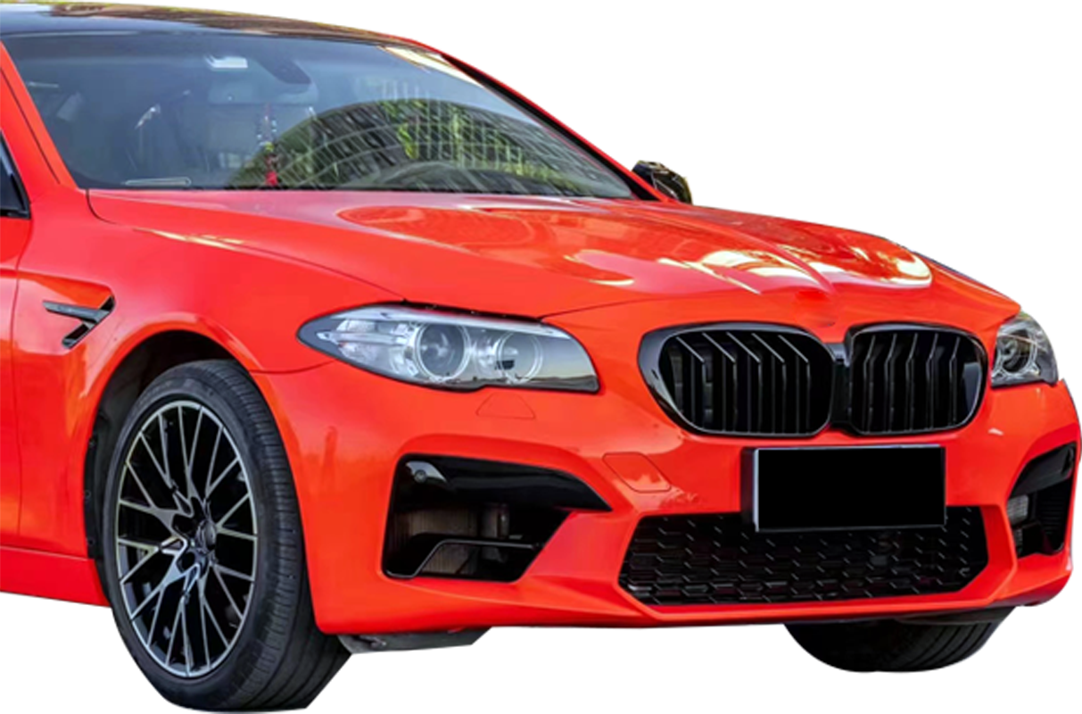 BMW 5 Serisi F10 2009-2016 M5 Komple Tampon Ön [DONUSUM F90 M5] Far Yıkamalı AACli Araç Panjurlu (Far Değişmez) | WENDER BA51118050632S2